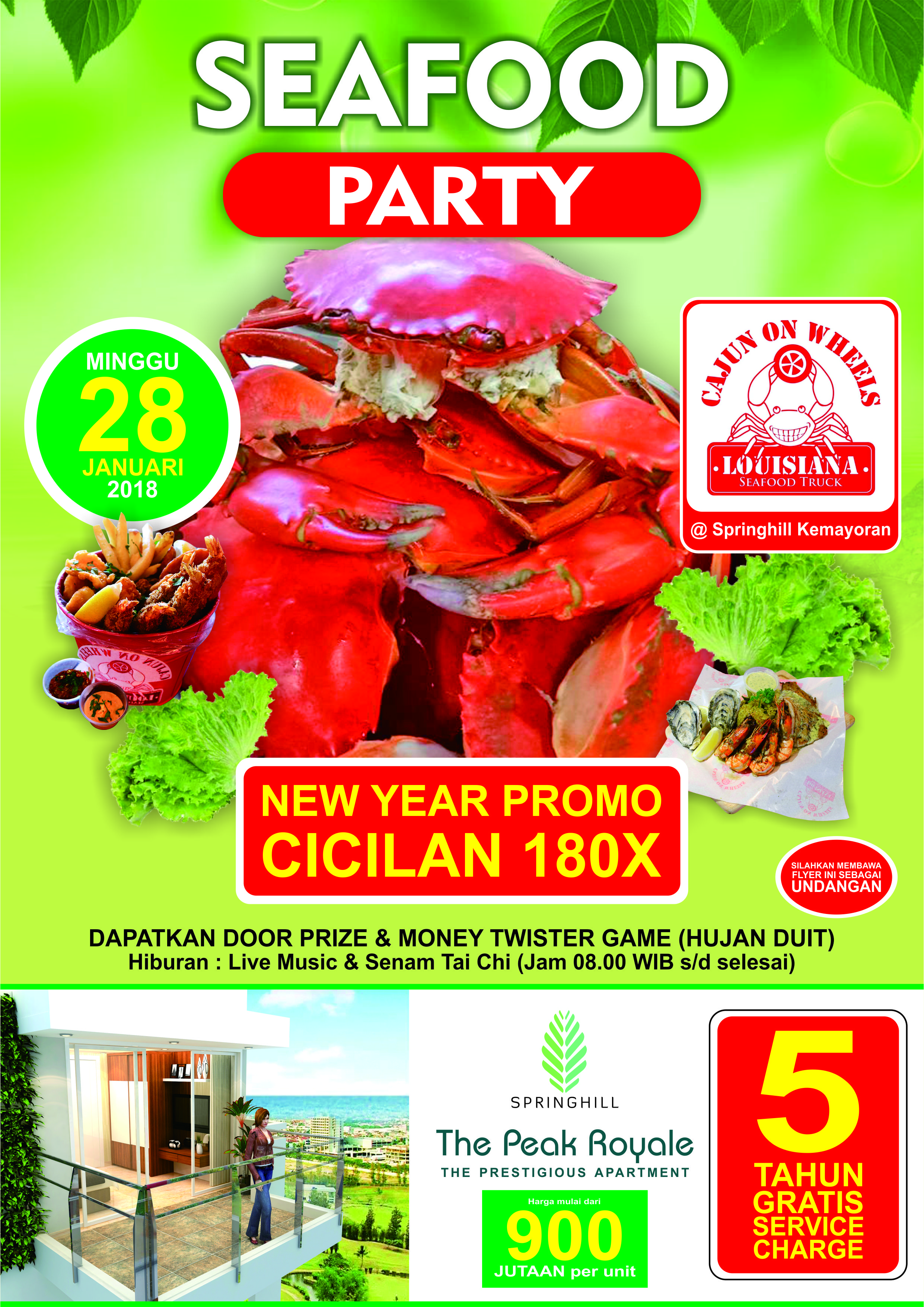 Seafood Party by Cajun on Wheels @Springhill Kemayoran